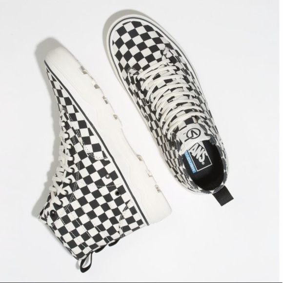 Vans | Shoes | Vans Sentry Wc Canvas Checkerboard Marshmallow ...